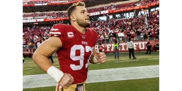 Nick Bosa har turen att bli uppskattad av San Francisco 49ers